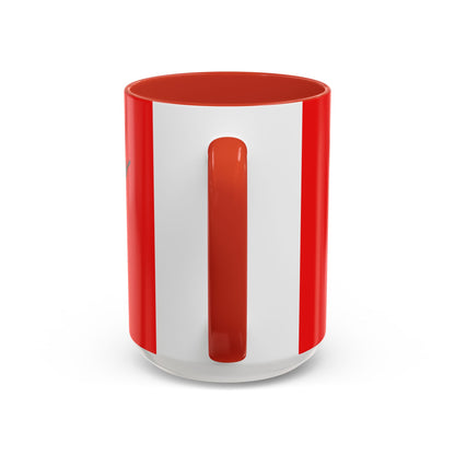 Hula Girl Packin' Heat Red Accent Mug by theGreenDragonTavern.shop
