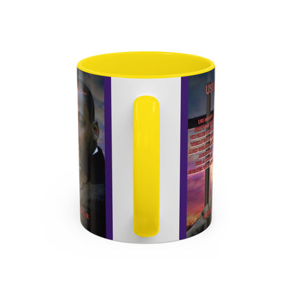Use Me God, MLK Jr Purple Accent Mug by theGreenDragonTavern.shop
