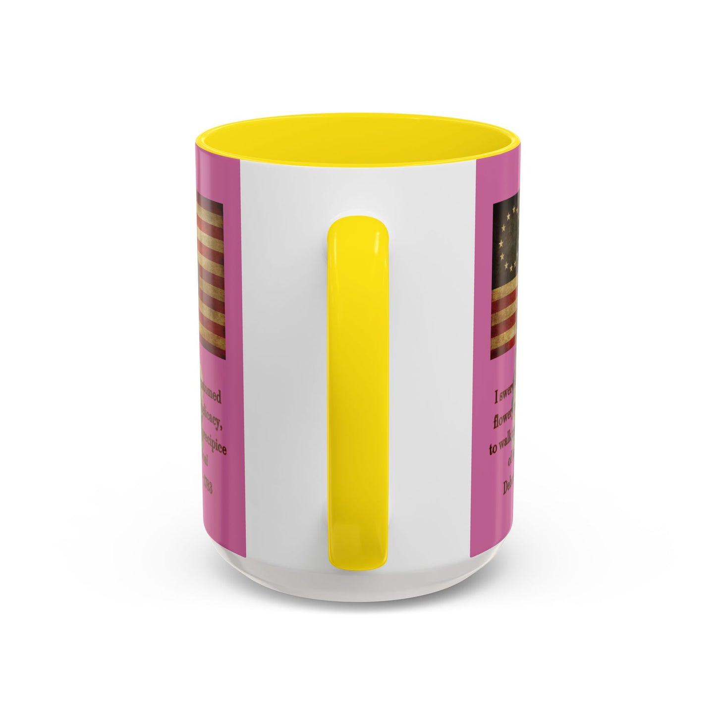 Deborah Sampson, America's Mulan Pink Accent Mug by theGreenDragonTavern.shop