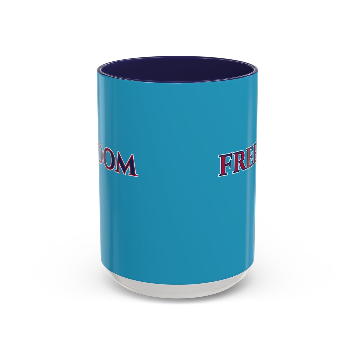 Freedom, Turquoise Accent Mug by theGreenDragonTavern.shop