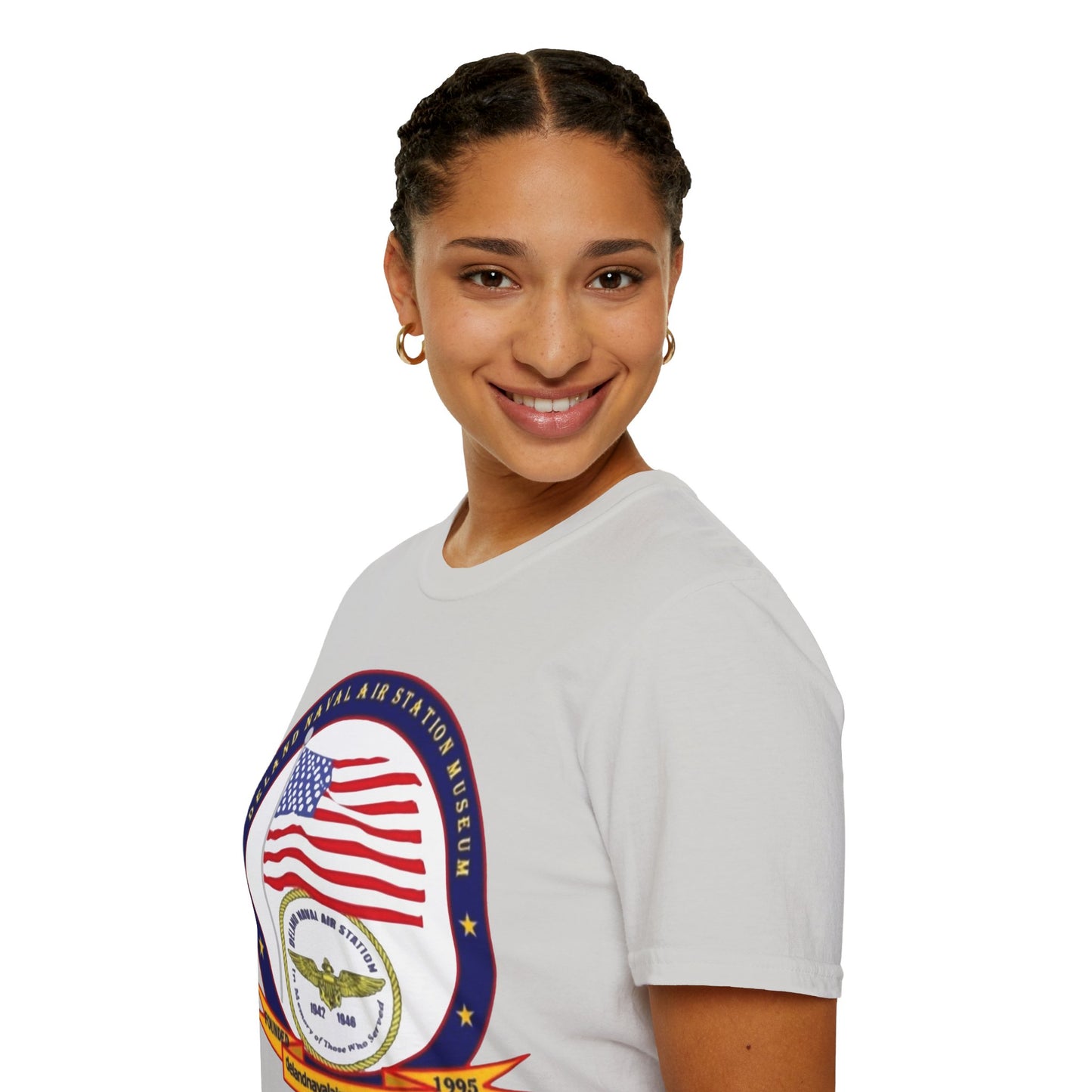 DeLand Naval Air Station Museum Lighter Colors Unisex T-Shirt by theGreenDragonTavern.shop