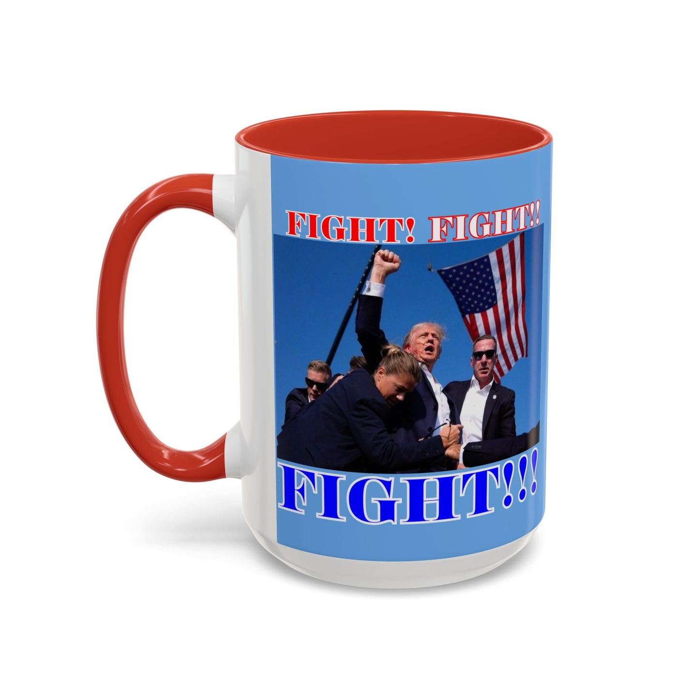 FIGHT! FIGHT!! FIGHT!!! Accent Mug by theGreenDragonTavern.shop