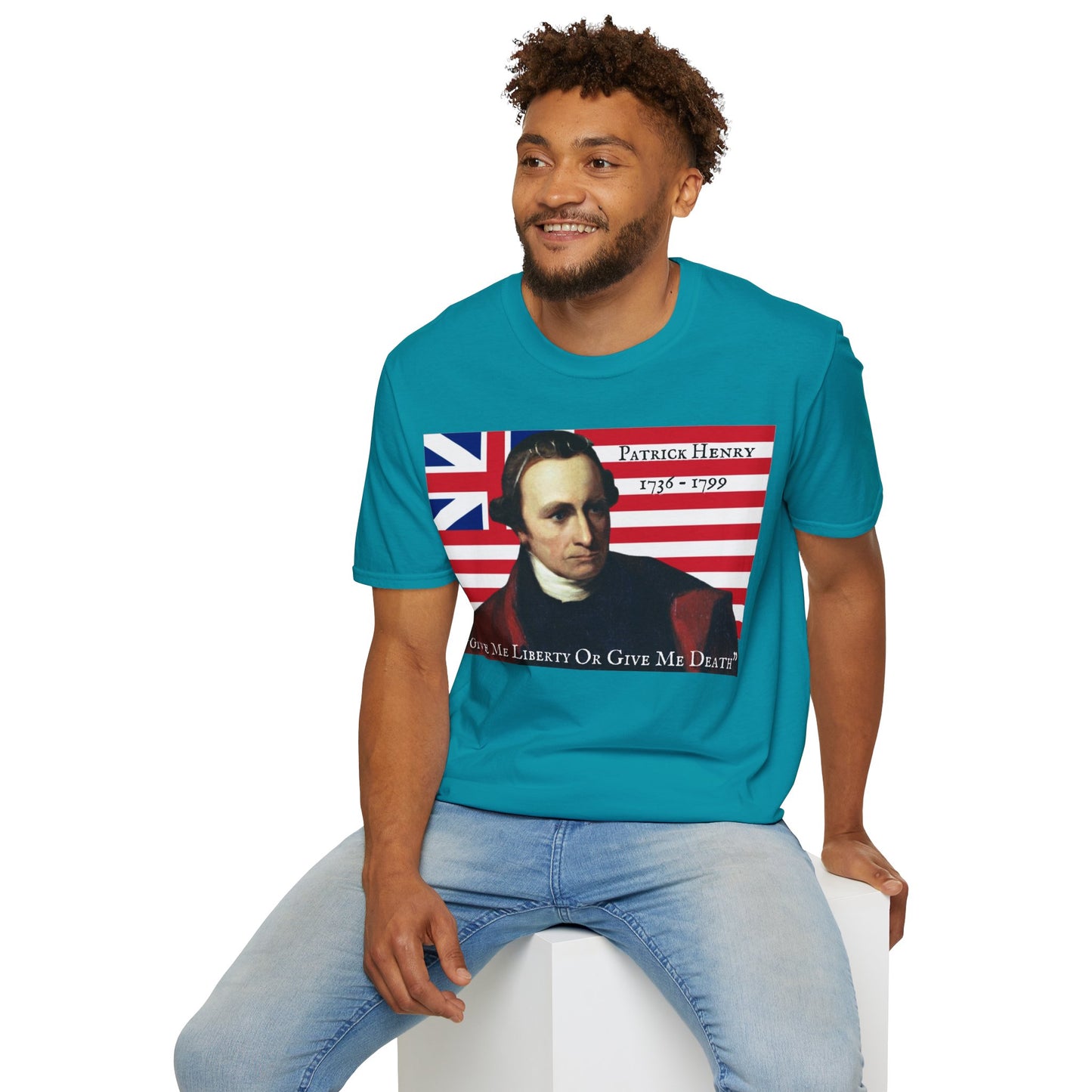 Patrick Henry Dark colors Unisex T-Shirt by theGreenDragonTavern.shop