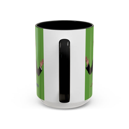 Trump...will be Trump Green Accent Mug by theGreenDragonTavern.shop
