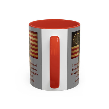 Deborah Sampson, America's Mulan Grey Accent Mug by theGreenDragonTavern.shop