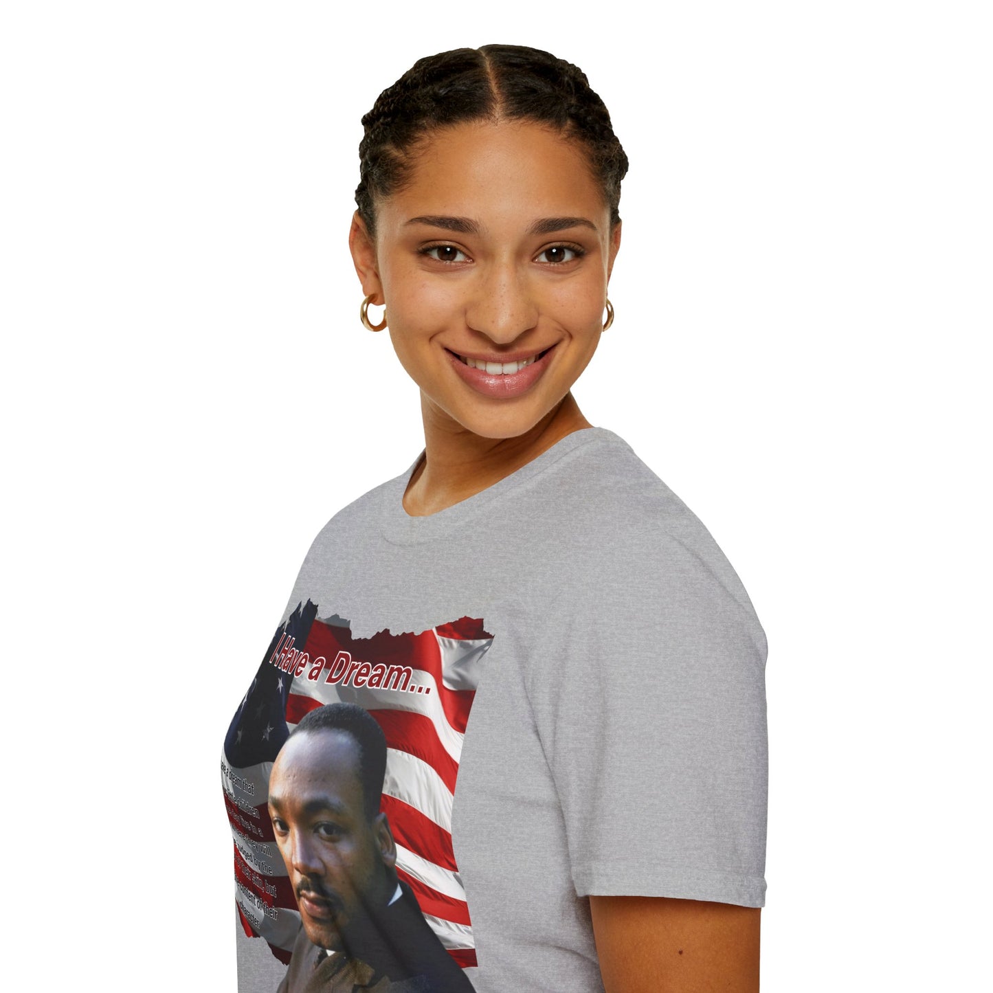 "I Have a Dream" MLKJr Light colors Unisex T-Shirt by theGreenDragonTavern.shop