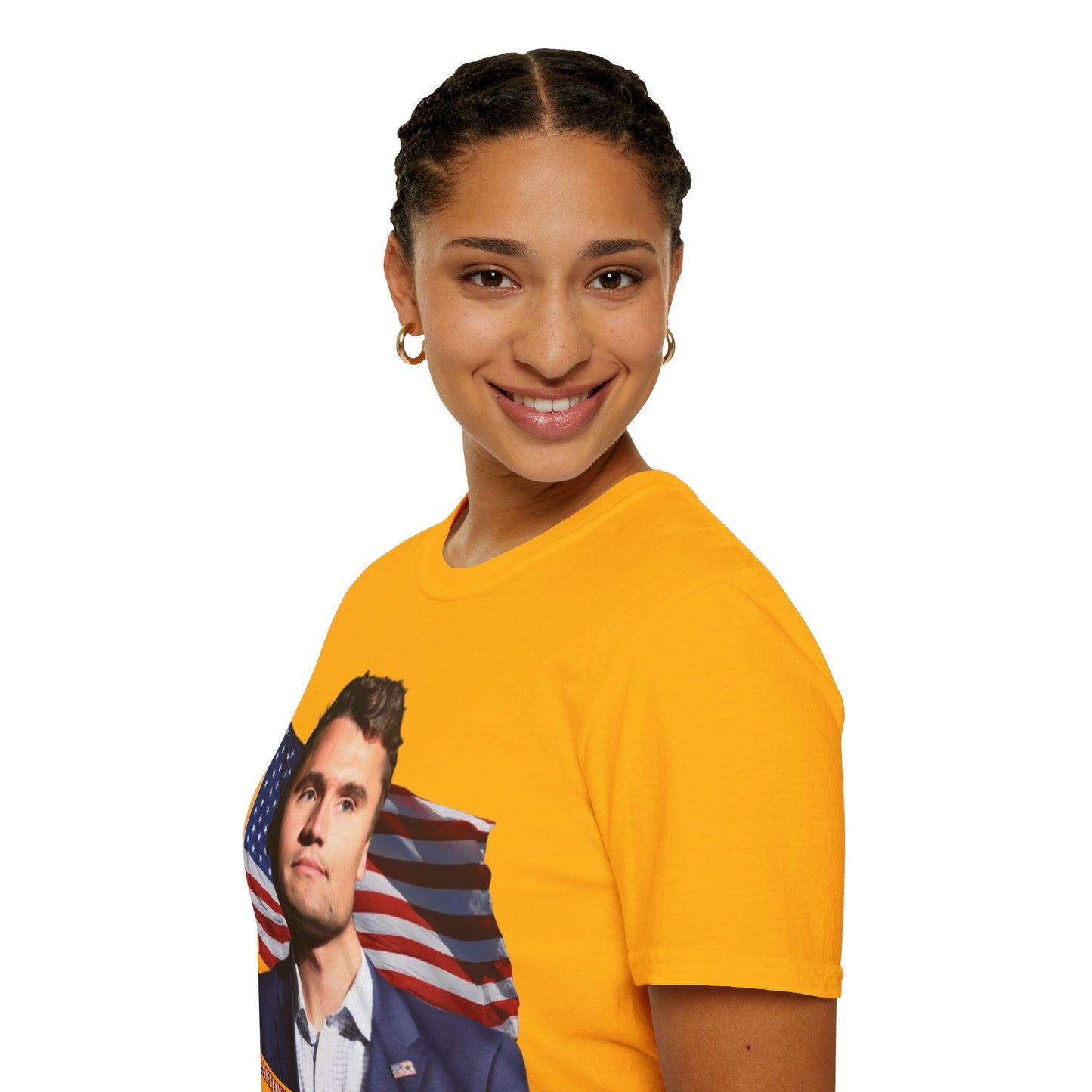 Charlie Kirk, Healthy Debate Light colors Unisex T-Shirt by theGreenDragonTavern.shop