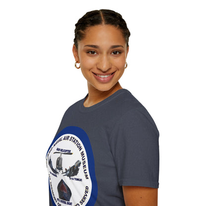 DNASM Student Art Navy Frame Darker colors Unisex T-Shirt by theGreenDragonTavern.shop