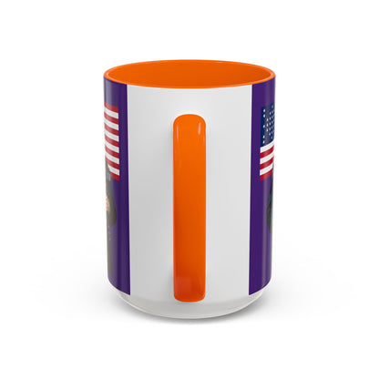 "Traitors and Patriots" Ulysses Grant Dark Purple Accent Mug by theGreenDragonTavern.shop