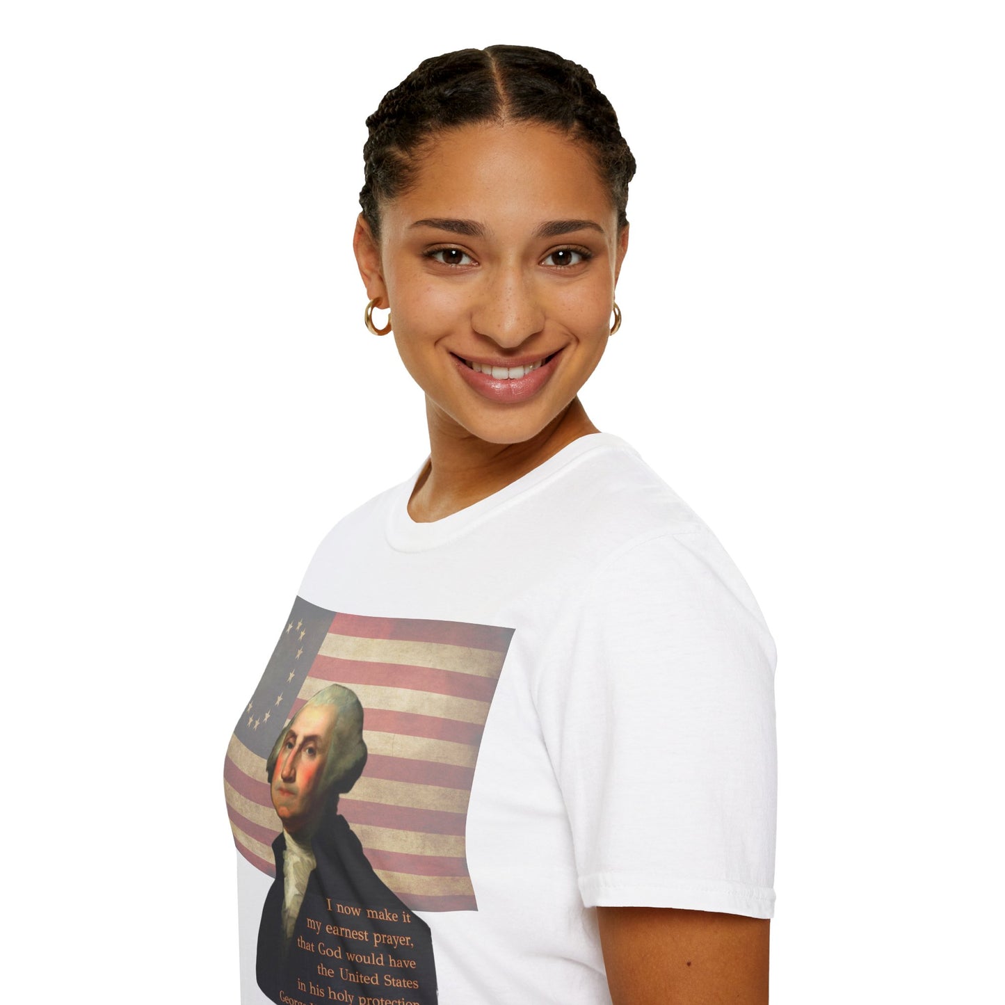 Washington's Earnest Prayer Light colors Unisex T-Shirt by theGreenDragonTavern.shop