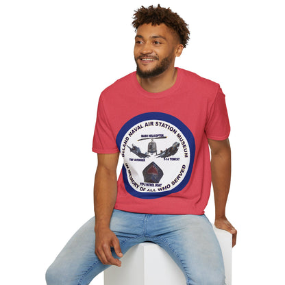 DNASM Student Art Navy Frame Lighter colors Unisex T-Shirt by theGreenDragonTavern.shop