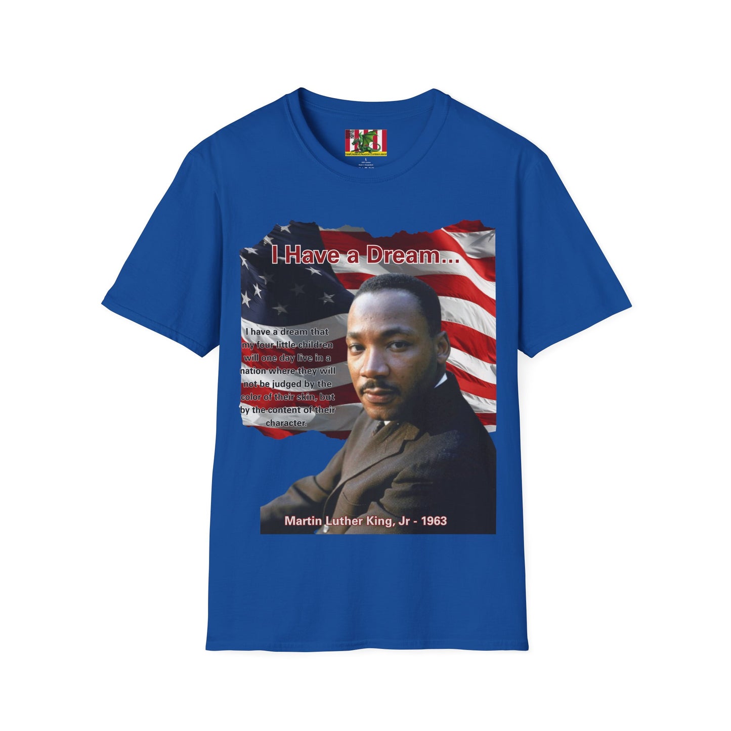 "I Have a Dream" MLKJr Dark colors Unisex T-Shirt by theGreenDragonTavern.shop