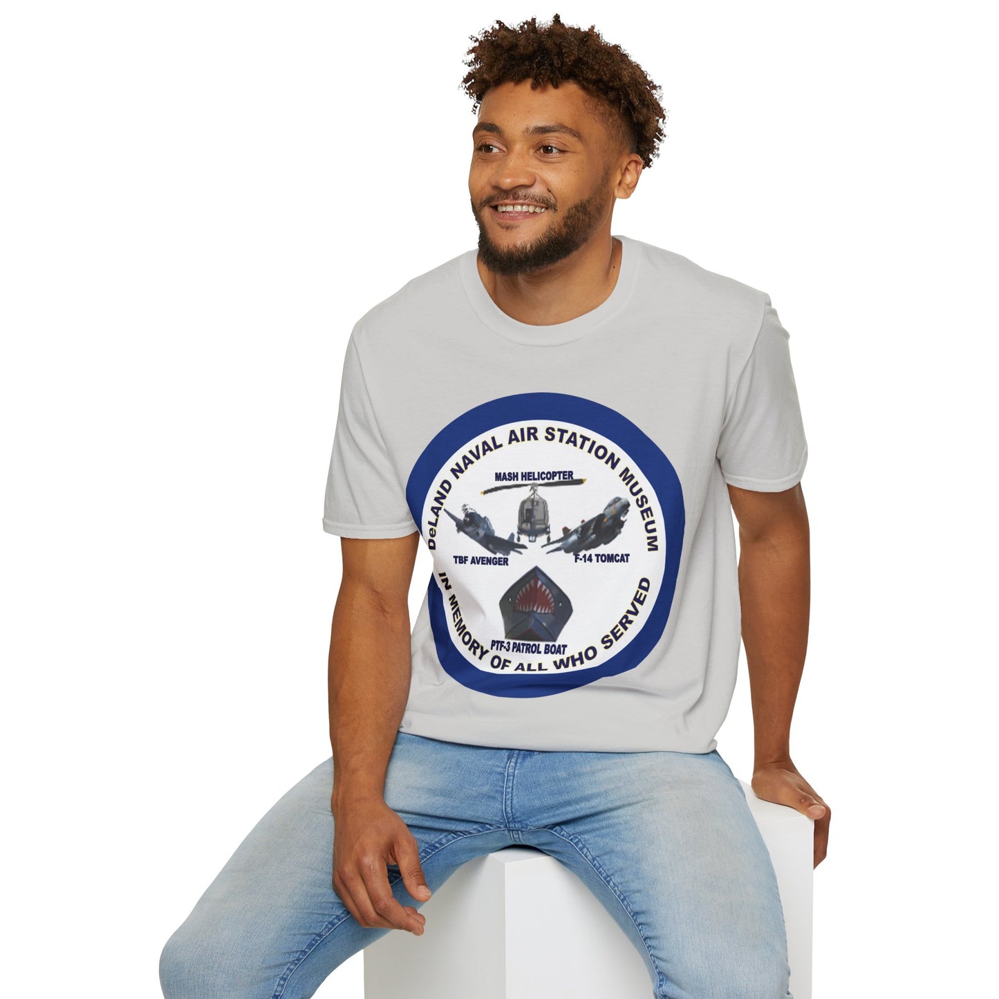 DNASM Student Art Navy Frame Lighter colors Unisex T-Shirt by theGreenDragonTavern.shop