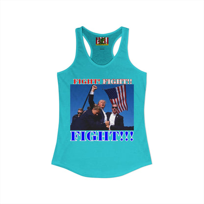 FIGHT! FIGHT!! FIGHT!!! Women's Racerback Tank Top by theGreenDragonTavern.shop