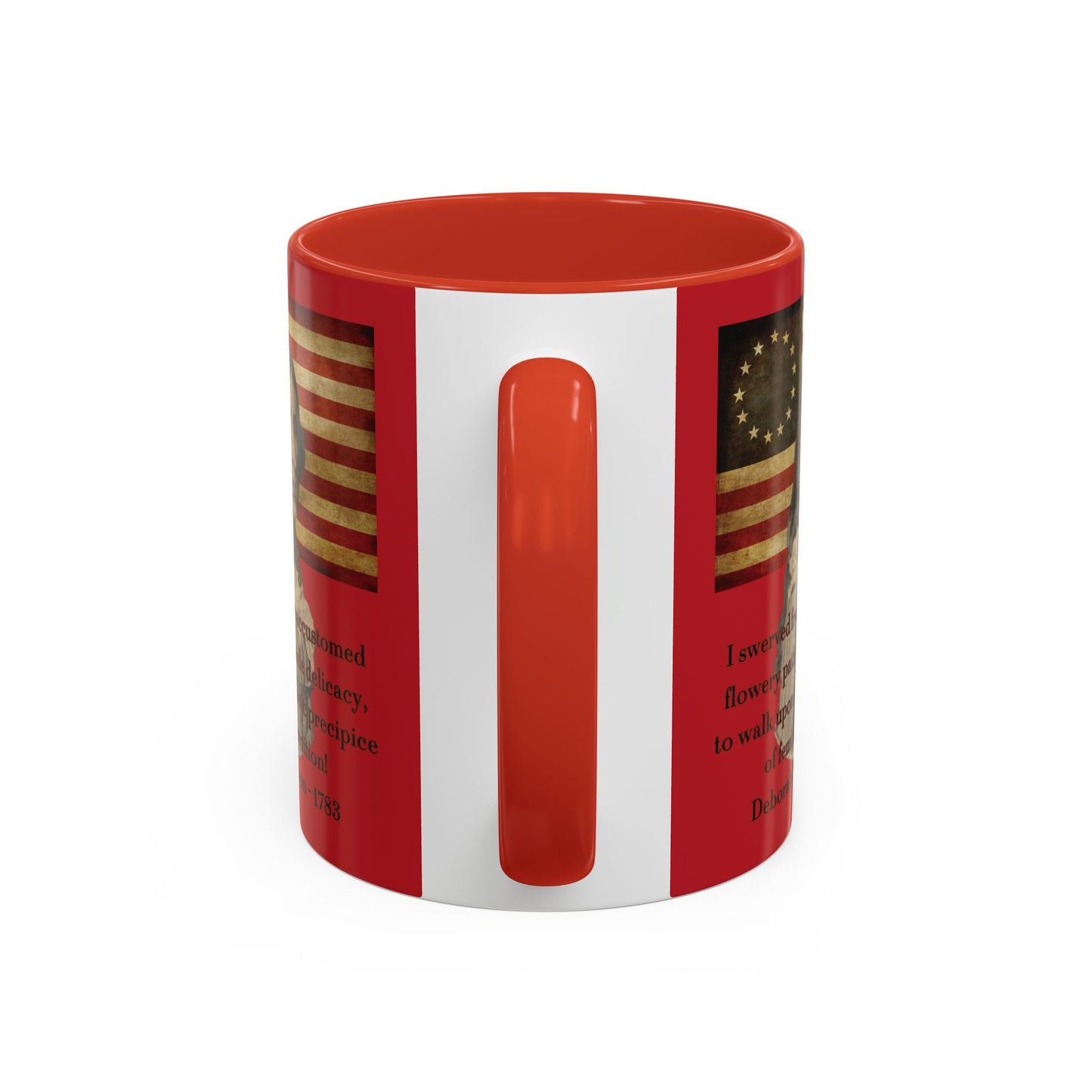 Deborah Sampson, America's Mulan Red Accent Mug by theGreenDragonTavern.shop