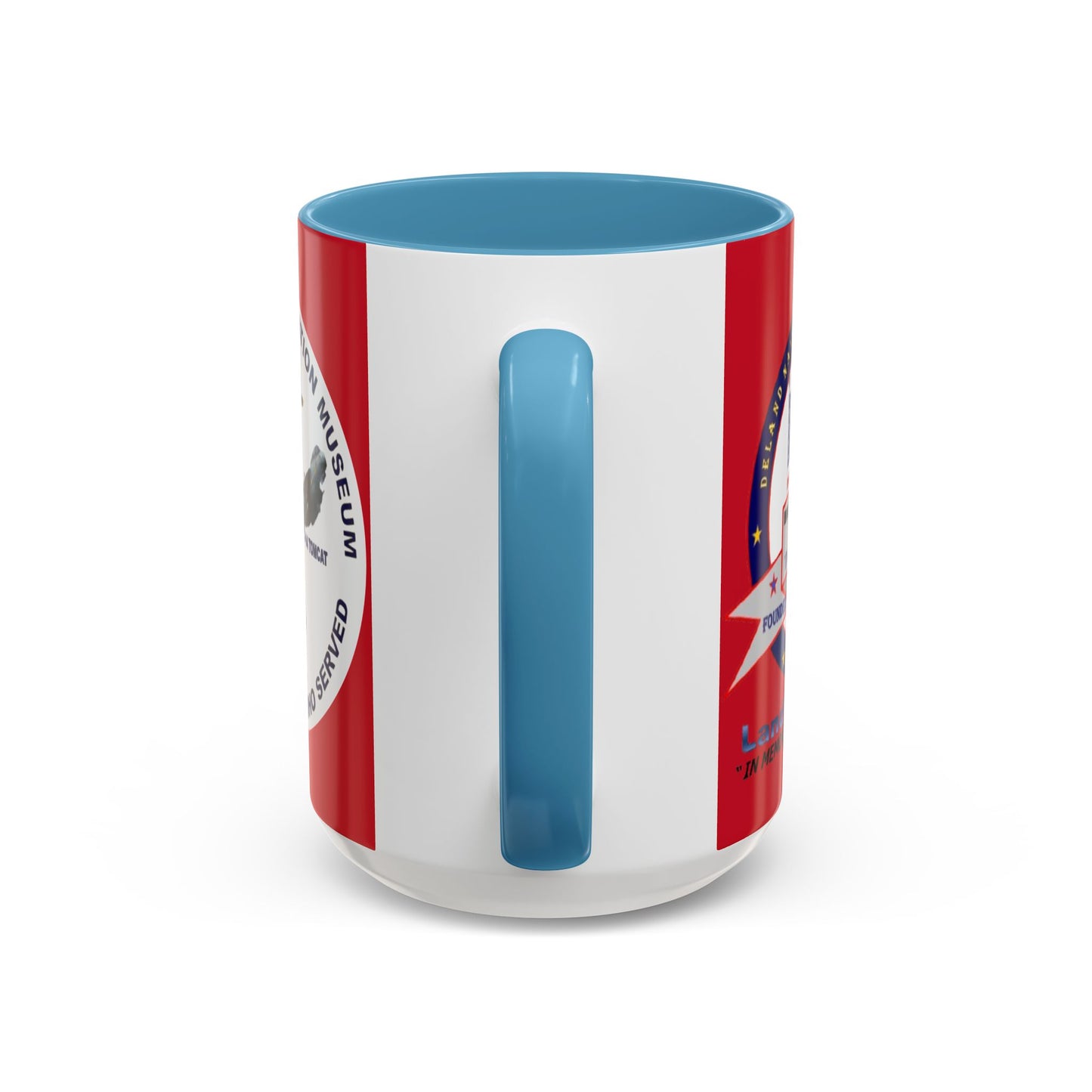 DNASM 2-sided, Founding & Student Art w/WhiteBG Red Accent Mug by theGreenDragonTavern.shop