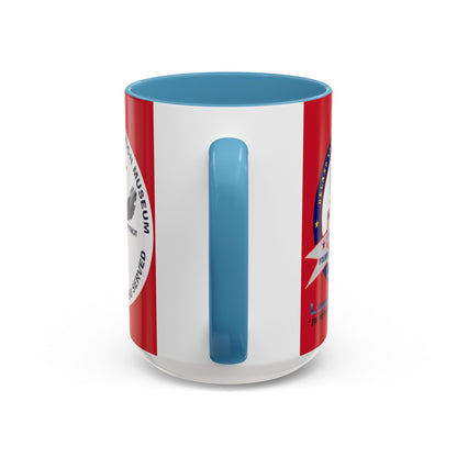 DNASM 2-sided, Founding & Student Art w/WhiteBG Red Accent Mug by theGreenDragonTavern.shop