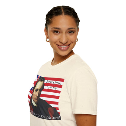 Patrick Henry Light colors Unisex T-Shirt by theGreenDragonTavern.shop