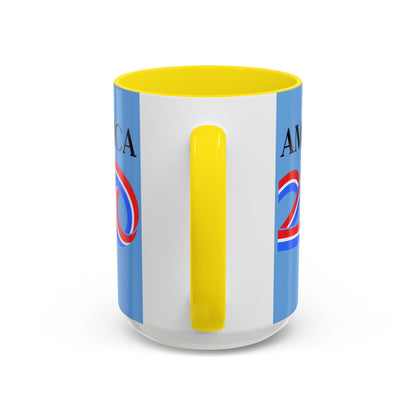America 250 Light Blue Accent Mug by theGreenDragonTavern.shop