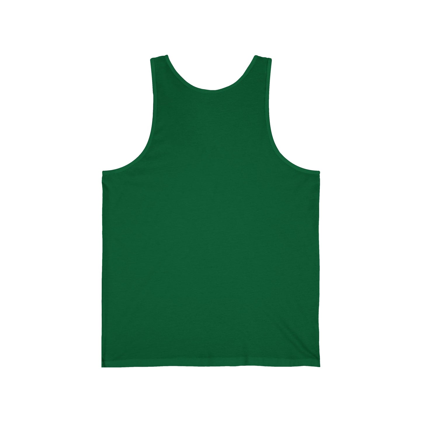 Hula Girl Packin' Heat Unisex Jersey Tank Top by theGreenDragonTavern.shop