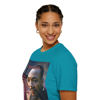 Use Me God, MLK Jr Dark colors Unisex T-Shirt by theGreenDragonTavern.shop