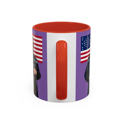 "Traitors and Patriots" Ulysses Grant Light Purple Accent Mug by theGreenDragonTavern.shop