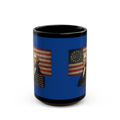 Washington's Earnest Prayer Blue Mug by theGreenDragonTavern.shop