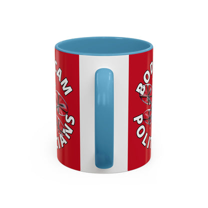 Bodycam the Politicians Drone Red Accent Mug by theGreenDragonTavern.shop