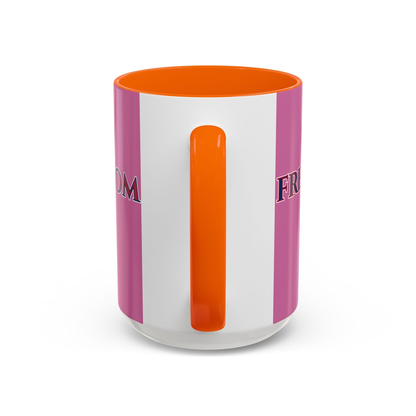 Freedom, Pink Accent Mug by theGreenDragonTavern.shop
