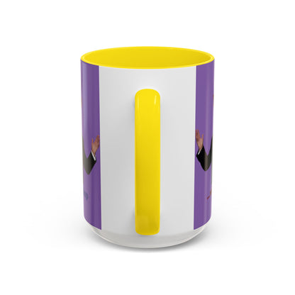 Trump...will be Trump Light Purple Accent Mug by theGreenDragonTavern.shop