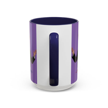 Trump...will be Trump Light Purple Accent Mug by theGreenDragonTavern.shop