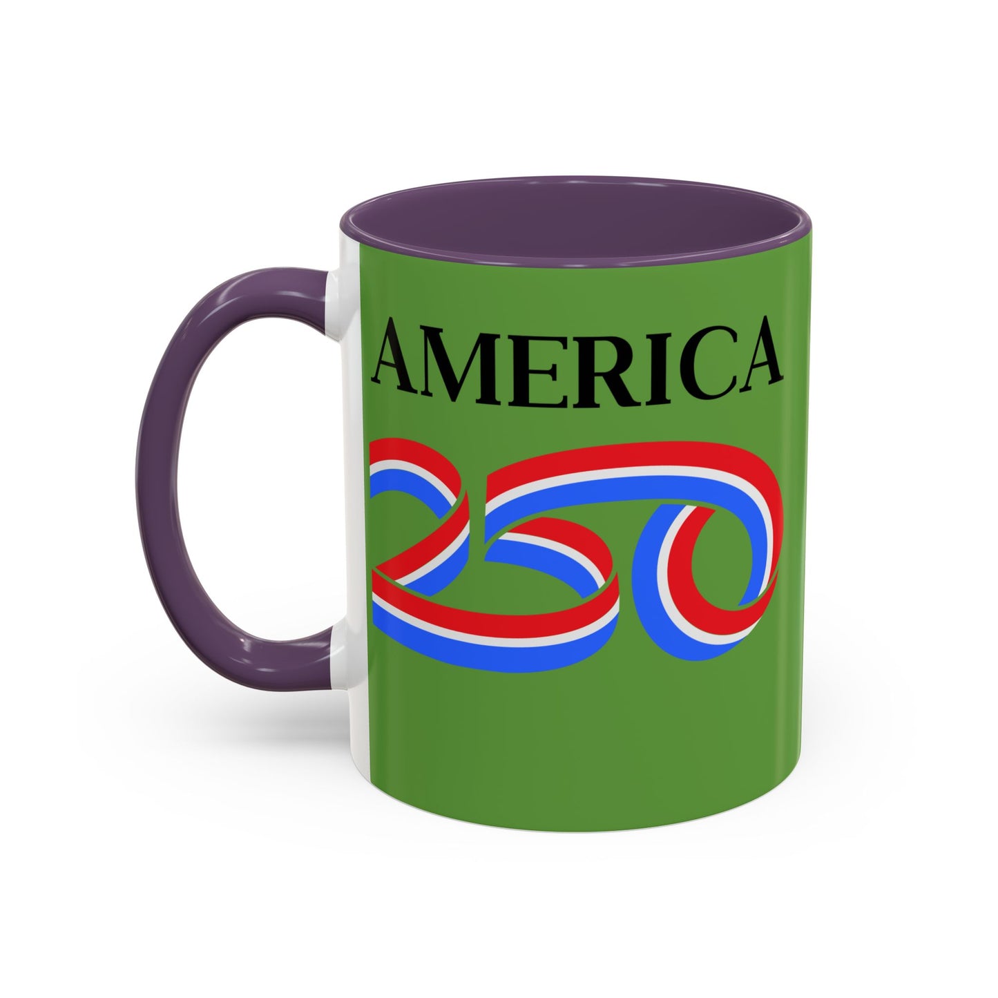 America 250 Green Accent Mug by theGreenDragonTavern.shop