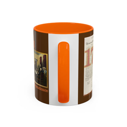 Declaration of Independence Brown Accent Mug by theGreenDragonTavern.shop