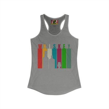 Whiskey spelled with an 'e' Women's Racerback Tank Top by theGreenDragonTavern.shop