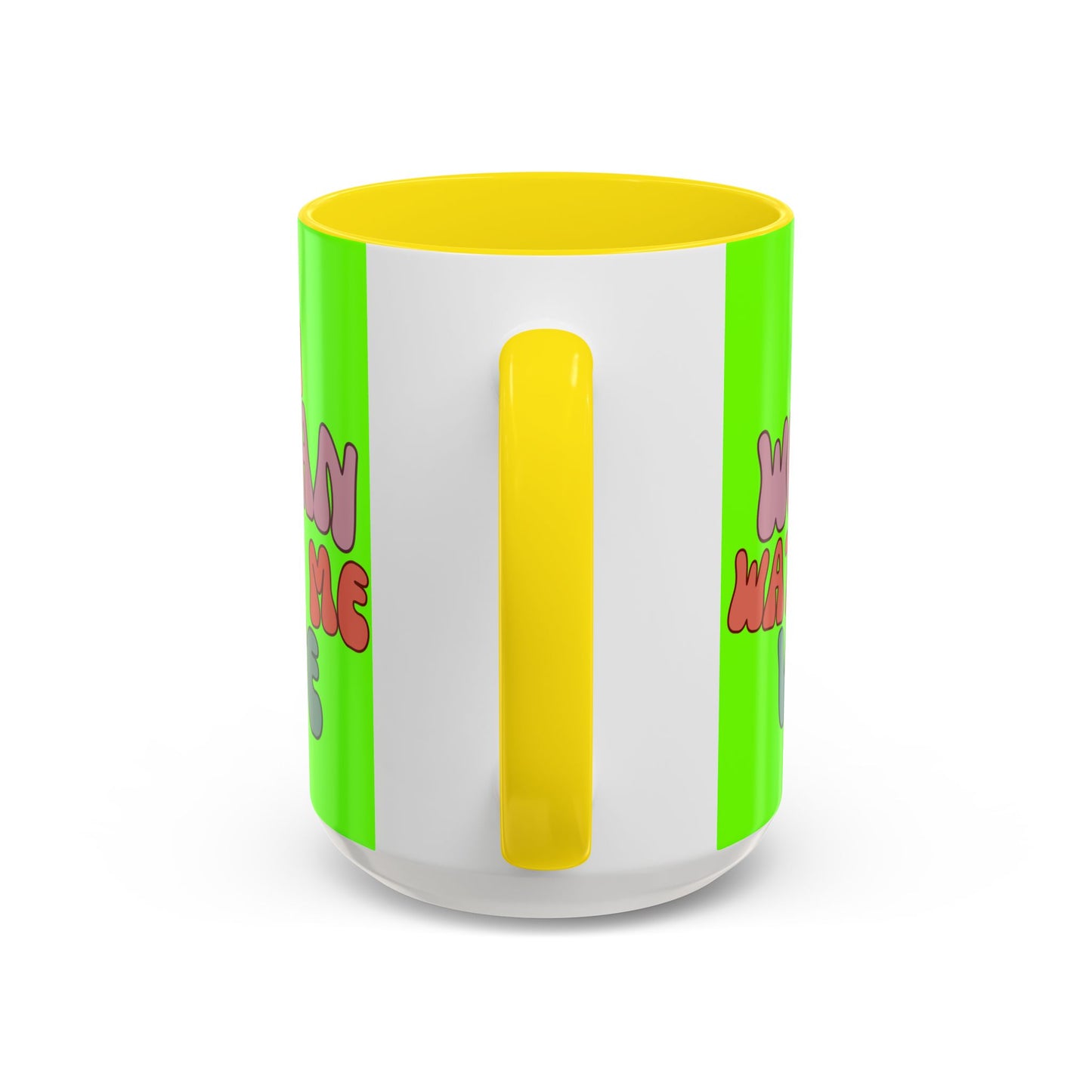 I Am Woman Watch Me Vote Light Green Accent Mug by theGreenDragonTavern.shop
