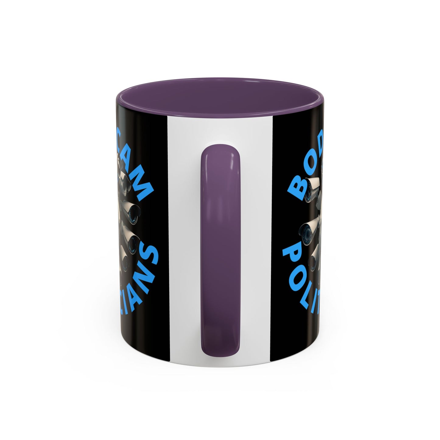 Bodycam the Politicians Cameras Black Accent Mug by theGreenDragonTavern.shop