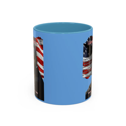 "I Have a Dream" MLKJr Blue Accent Mug by theGreenDragonTavern.shop