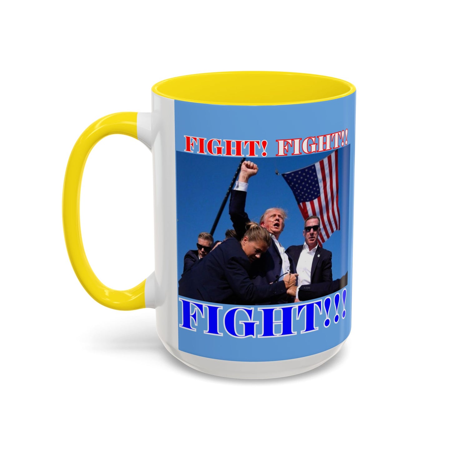 FIGHT! FIGHT!! FIGHT!!! Accent Mug by theGreenDragonTavern.shop