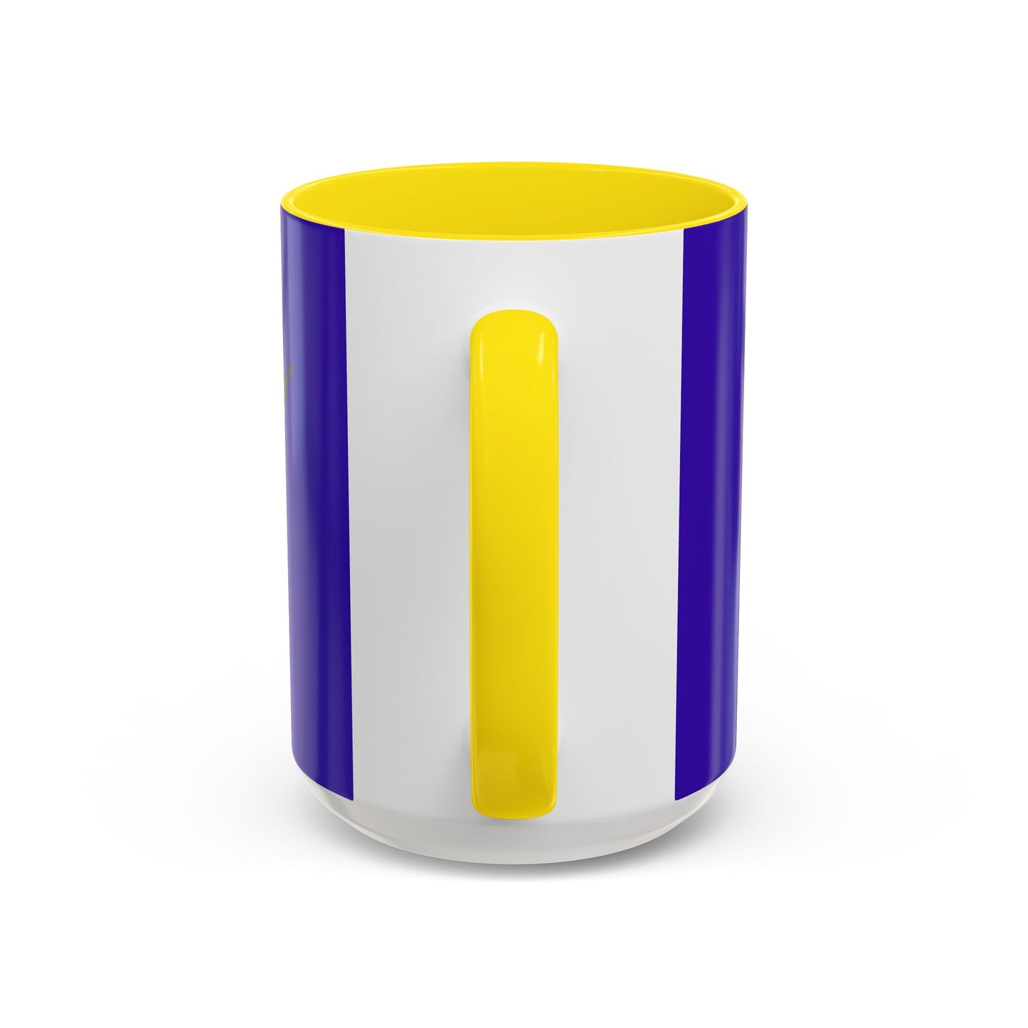 Hula Girl Packin' Heat Dark Purple Accent Mug by theGreenDragonTavern.shop