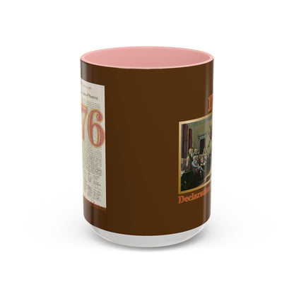 Declaration of Independence Brown Accent Mug by theGreenDragonTavern.shop