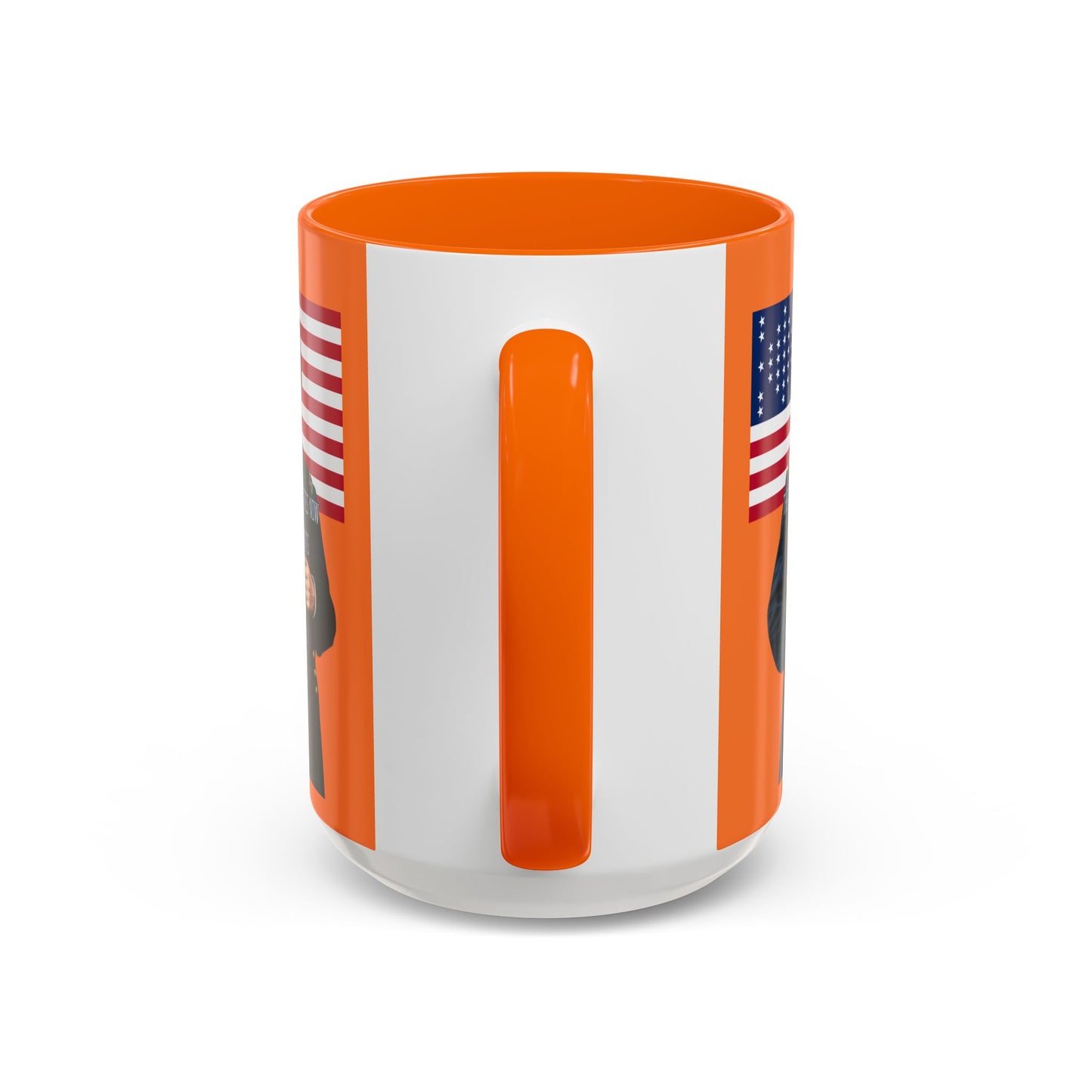 "Traitors and Patriots" Ulysses Grant Orange Accent Mug by theGreenDragonTavern.shop