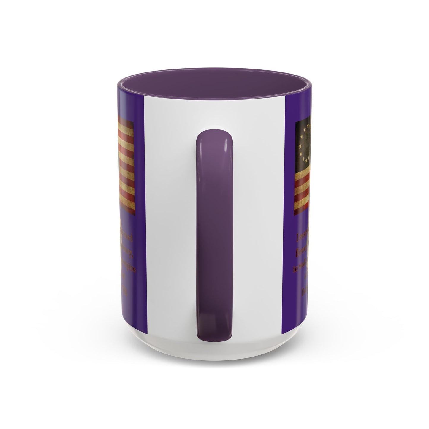 Deborah Sampson, America's Mulan Dark Purple Accent Mug by theGreenDragonTavern.shop