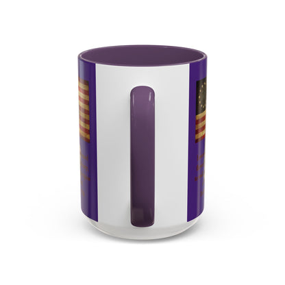 Deborah Sampson, America's Mulan Dark Purple Accent Mug by theGreenDragonTavern.shop