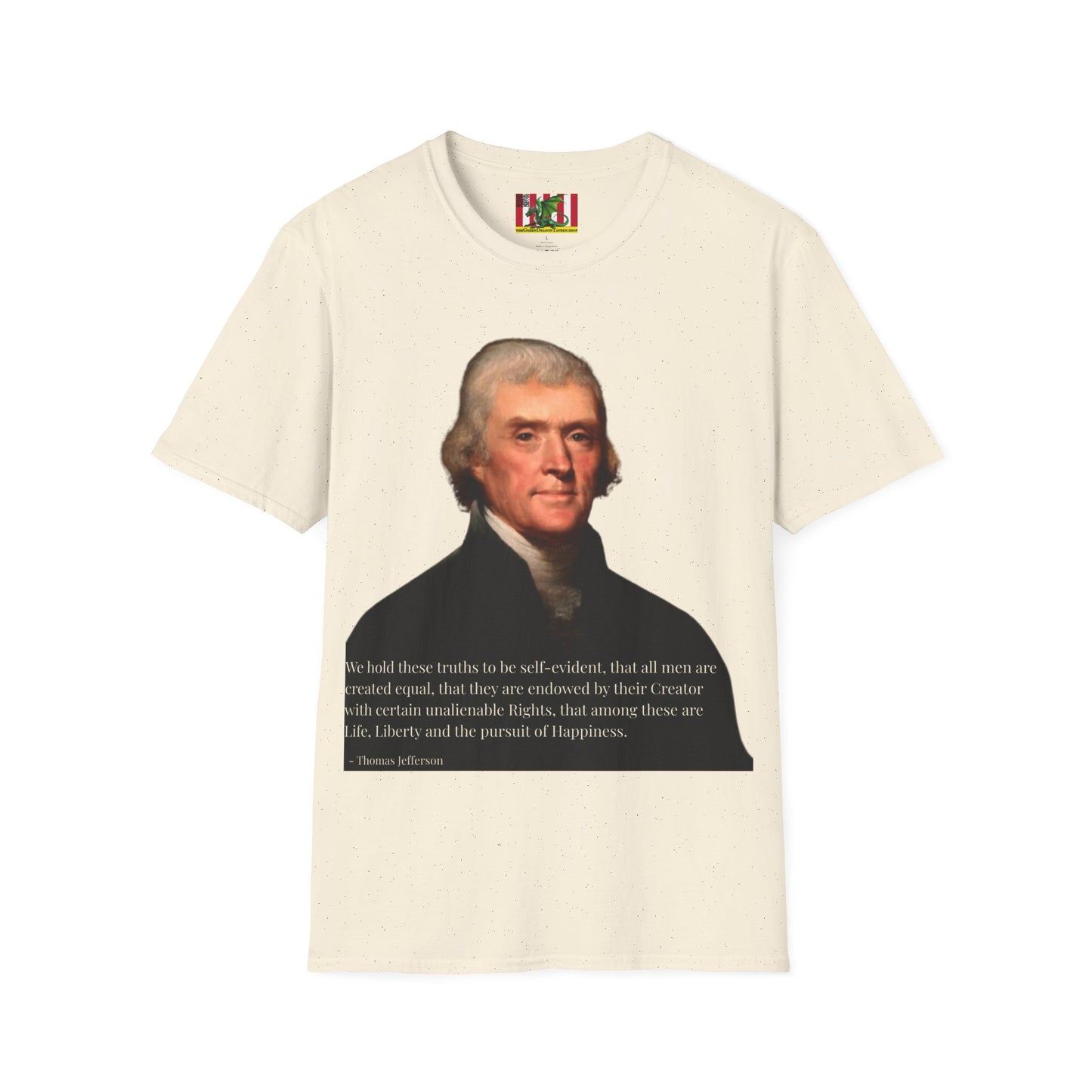 We hold these truths to be self-evident Light colors Unisex T-Shirt by theGreenDragonTavern.shop