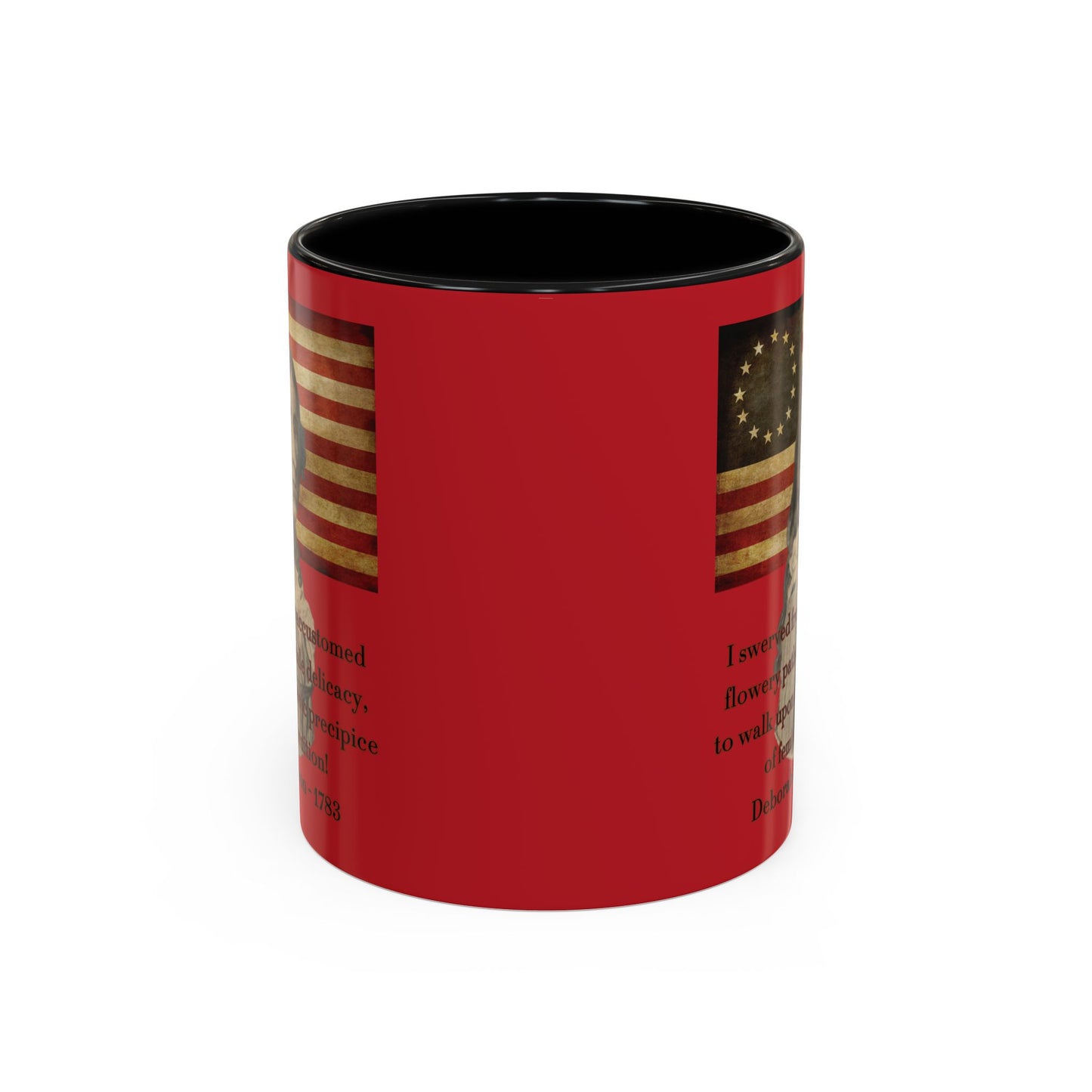 Deborah Sampson, America's Mulan Red Accent Mug by theGreenDragonTavern.shop