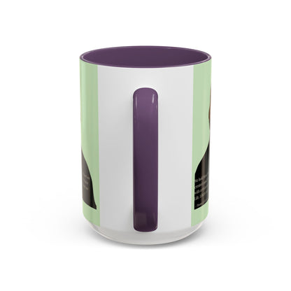 We hold these truths to be self-evident Light Green Accent Mug by theGreenDragonTavern.shop
