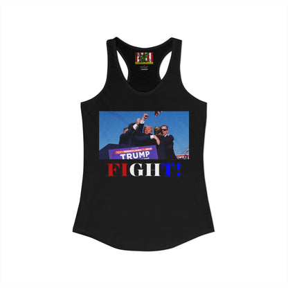 Fight! Women's Racerback Tank Top by theGreenDragonTavern.shop