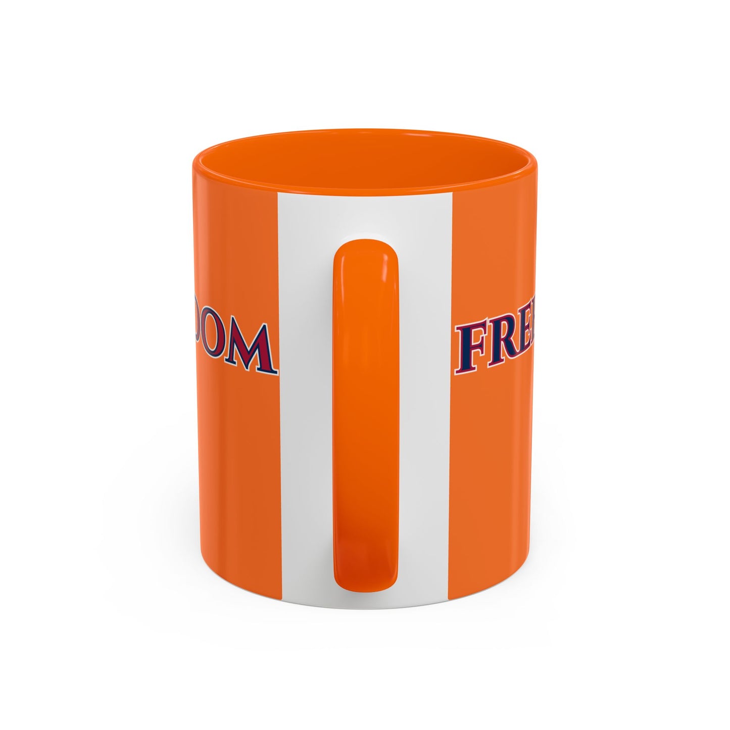 Freedom, Orange Accent Mug by theGreenDragonTavern.shop