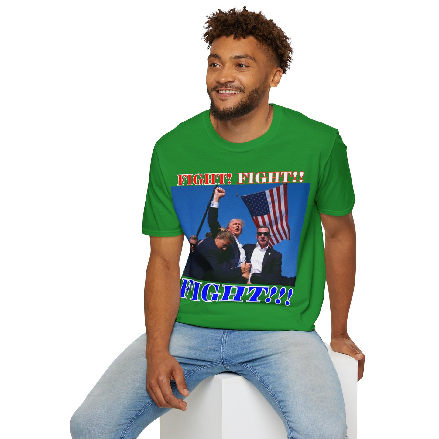 FIGHT! FIGHT!! FIGHT!!! Dark colors Unisex T-Shirt by theGreenDragonTavern.shop