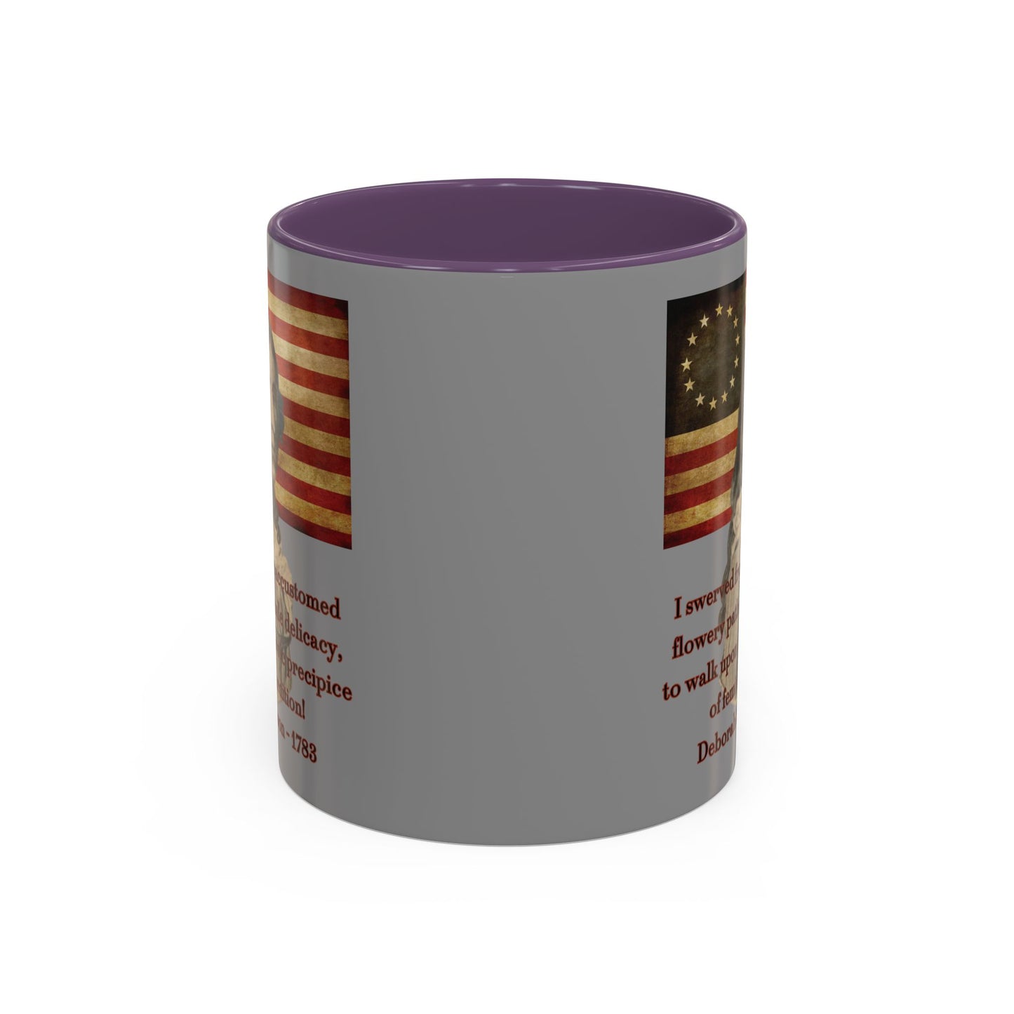 Deborah Sampson, America's Mulan Grey Accent Mug by theGreenDragonTavern.shop
